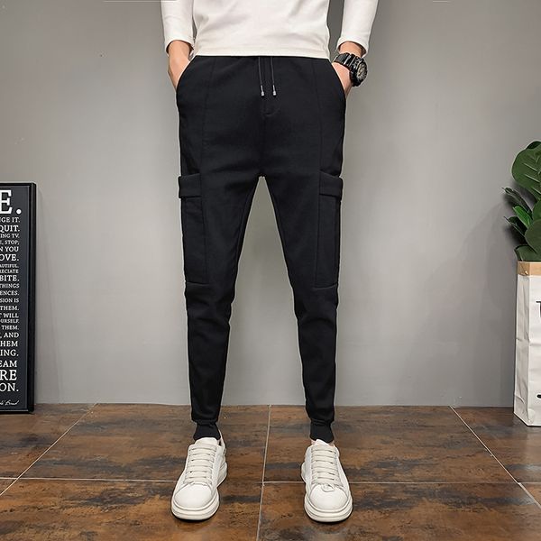2021 new moda outono novos homens corredores harem calas casual coreano magro ajuste simples lado es bolsos joggers preto 36-28 venda 7vjf, Black
2021 new moda outono novos homens corredores harem calas casual coreano magro ajuste simples lado es bolsos joggers preto 36-28 venda 7vjf, Black