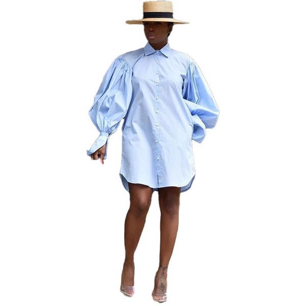 casual dresses women shirt dress 2021 autumn turn down neck long lantern sleeve plus size bohemain vestidos knee-length sundress, Black;gray
casual dresses women shirt dress 2021 autumn turn down neck long lantern sleeve plus size bohemain vestidos knee-length sundress, Black;gray