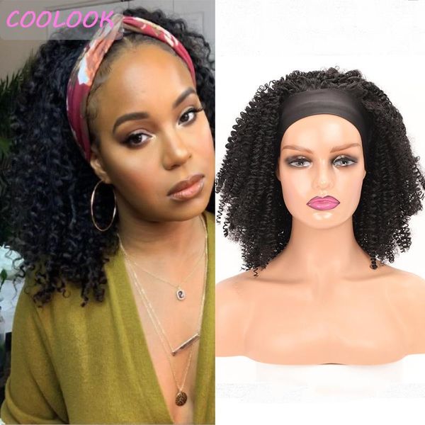 synthetic wigs afro kinky curly headband wig 14'' natural headwrap for women african american black with turban
synthetic wigs afro kinky curly headband wig 14'' natural headwrap for women african american black with turban