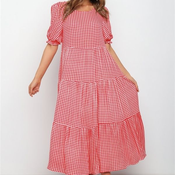 2021 summer women's dress o-neck polka dot printed puff sleeve loose dresses summer casual short sleeve dress vestidos 210316, Black;gray
2021 summer women's dress o-neck polka dot printed puff sleeve loose dresses summer casual short sleeve dress vestidos 210316, Black;gray
