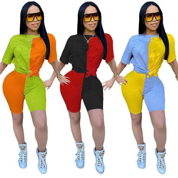 women casual outfits sports tracksuit shorts two piece sets summer short sleeve t shirtmini shorts contast color jogger suit plus size 4631, Gray
women casual outfits sports tracksuit shorts two piece sets summer short sleeve t shirtmini shorts contast color jogger suit plus size 4631, Gray