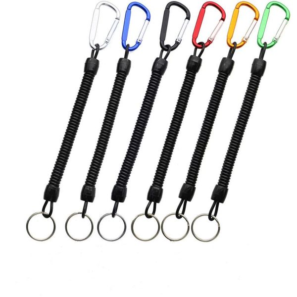 keychains tactical retractable plastic spring elastic rope security gear tool for outdoor hiking camping anti-lost phone keychain, Silver
keychains tactical retractable plastic spring elastic rope security gear tool for outdoor hiking camping anti-lost phone keychain, Silver