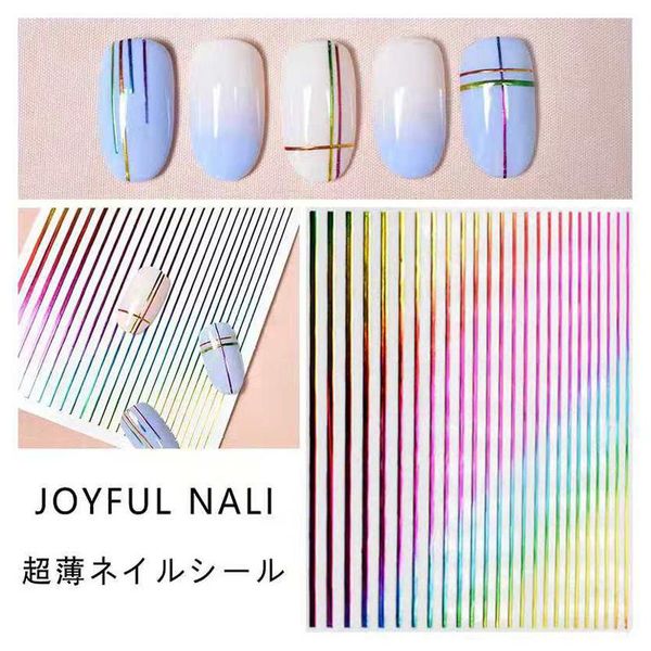 stickers & decals 10pcs colorful nail line sticker aurora thin patch 3d adhesive laser bronzing fluorescent, Black
stickers & decals 10pcs colorful nail line sticker aurora thin patch 3d adhesive laser bronzing fluorescent, Black