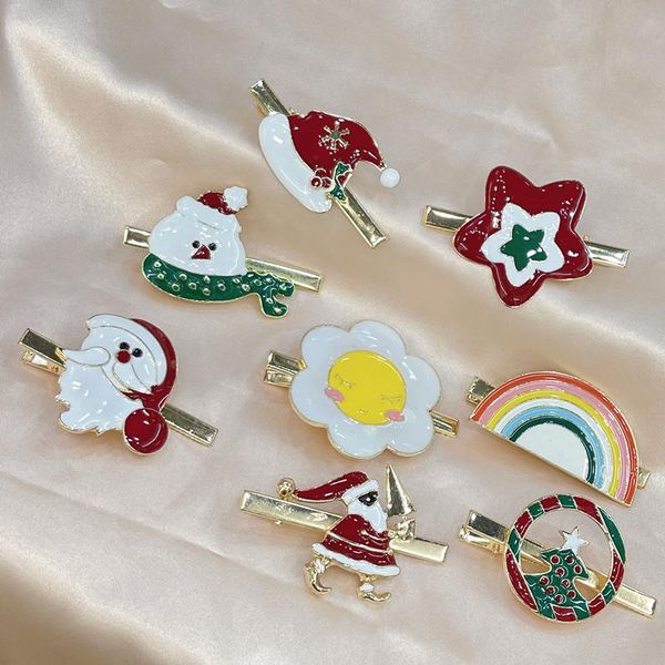 Hair Clips & Barrettes High Quality Metal Christmas Tree Side Clip Xmas Accessories Santa Claus Headwear Rainbow Star Shaped Hairpin Holiday, Golden;silver
Hair Clips & Barrettes High Quality Metal Christmas Tree Side Clip Xmas Accessories Santa Claus Headwear Rainbow Star Shaped Hairpin Holiday, Golden;silver