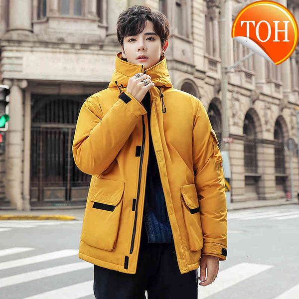 men 2021 coat new winter white duck down jacket thick warm mens outdoor parkas fashion zipper long trench windproof, Black
men 2021 coat new winter white duck down jacket thick warm mens outdoor parkas fashion zipper long trench windproof, Black