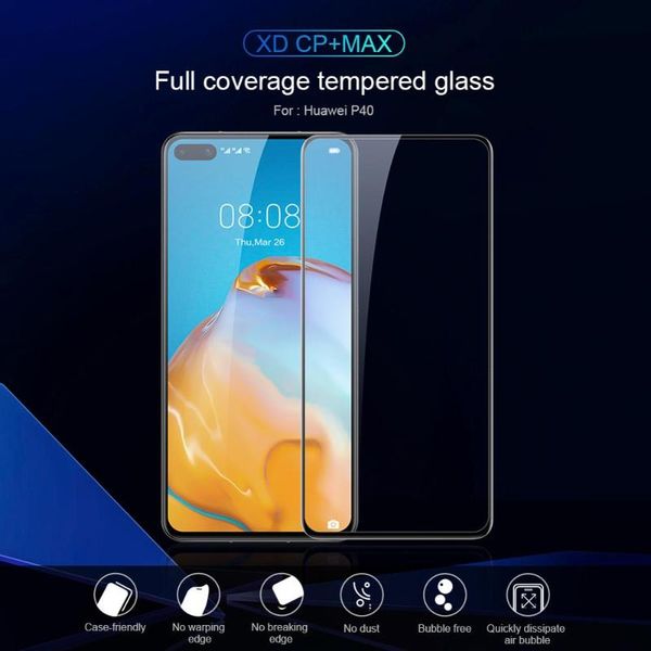 nillkin xd cp+max mobile screen protectors for huawei p40 full coverage round edge tempered glass front film for huawei p40 pro
nillkin xd cp+max mobile screen protectors for huawei p40 full coverage round edge tempered glass front film for huawei p40 pro