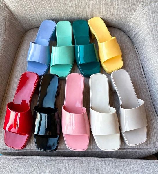 slippers jelly pvc open toe shoes woman runway chunky heels beach slides big size candy colors sapatos feminina casual mule, Black
slippers jelly pvc open toe shoes woman runway chunky heels beach slides big size candy colors sapatos feminina casual mule, Black