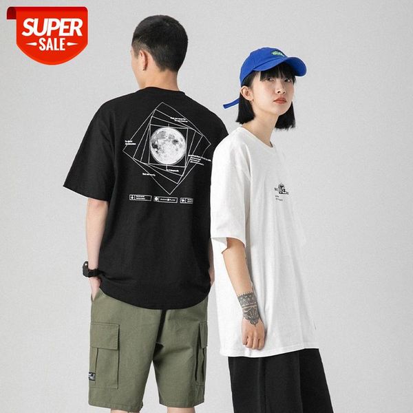 mansclot moon print round neck short sleeve t-shirt male half couple #zs6h, White;black
mansclot moon print round neck short sleeve t-shirt male half couple #zs6h, White;black