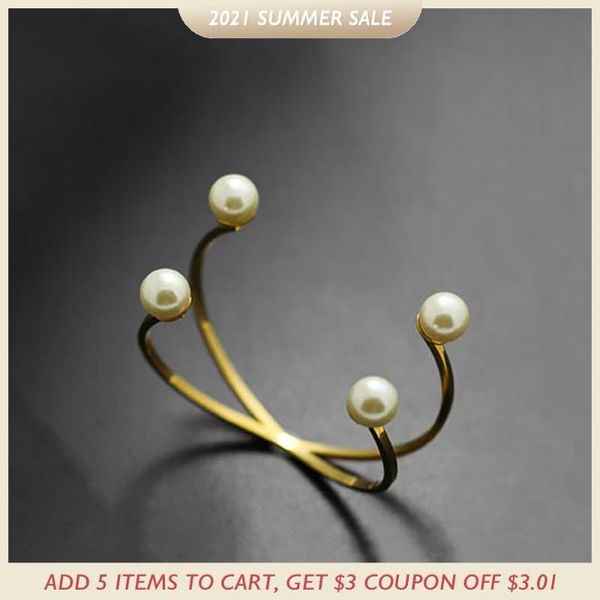bangle enfashion 4 pearl bracelets bangles gold color stainless steel wholesale cuff for women fashion jewelry gifts b4121, Black
bangle enfashion 4 pearl bracelets bangles gold color stainless steel wholesale cuff for women fashion jewelry gifts b4121, Black