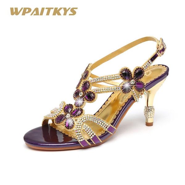 gorgeous crystal sandals women roman style 8 cm stiletto fashion purple golden rhinestone wedding women shoes christmas gift, Black
gorgeous crystal sandals women roman style 8 cm stiletto fashion purple golden rhinestone wedding women shoes christmas gift, Black