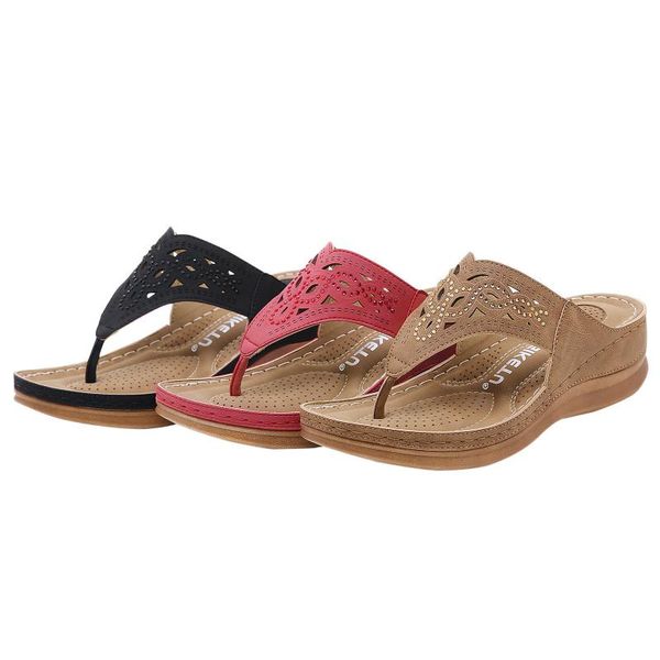 slippers sagace ladies summer vintage crystal hollow out slip on wedge flip flops female plus size chaussures femme, Black
slippers sagace ladies summer vintage crystal hollow out slip on wedge flip flops female plus size chaussures femme, Black