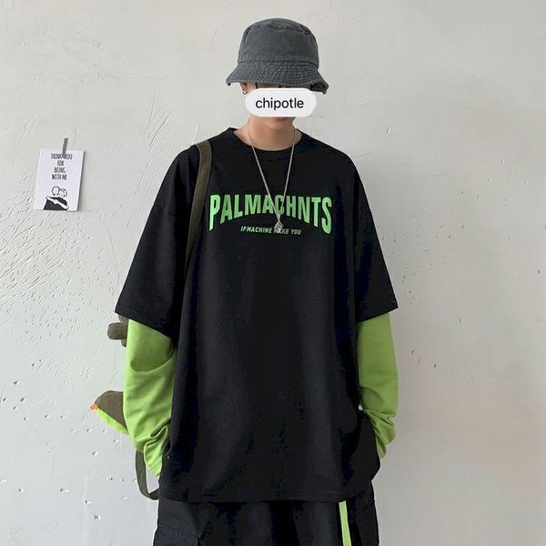men's t-shirts oversized t-shirt men and women 2021 spring autumn fake two long-sleeved korean version of the trend large size loose no, White;black
men's t-shirts oversized t-shirt men and women 2021 spring autumn fake two long-sleeved korean version of the trend large size loose no, White;black