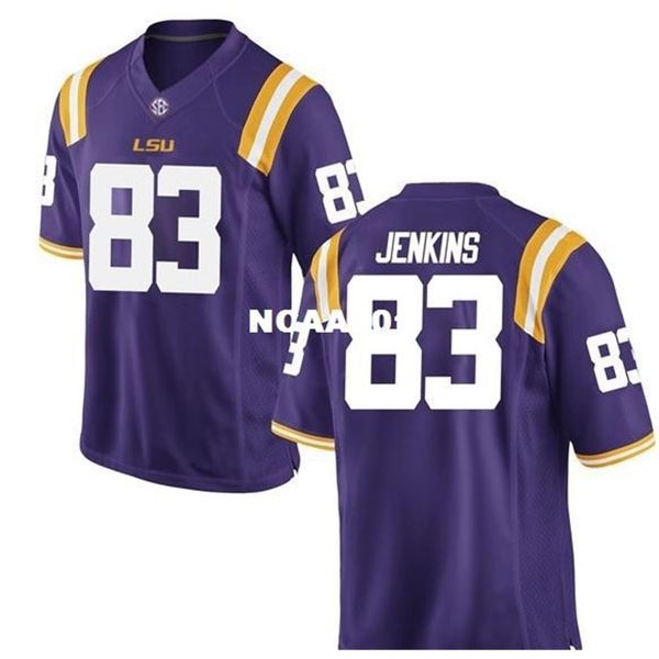 2019 new 001 lsu tigers jaray jenkins #83 real full embroidery college jersey size s-4xl or custom any name or number jersey, Black
2019 new 001 lsu tigers jaray jenkins #83 real full embroidery college jersey size s-4xl or custom any name or number jersey, Black
