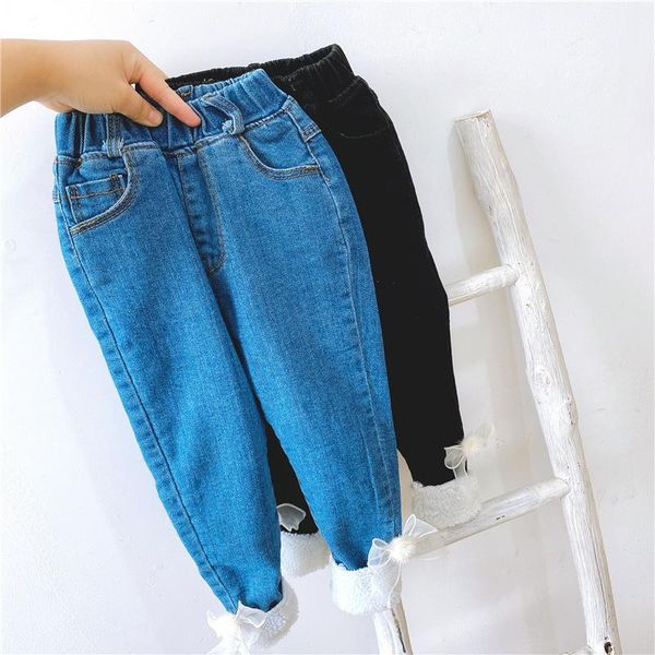 jeans winter children's plus velvet 3 4 5 6 7 y baby girls casual thick warm denim pants toddler kids solid trousers, Blue
jeans winter children's plus velvet 3 4 5 6 7 y baby girls casual thick warm denim pants toddler kids solid trousers, Blue