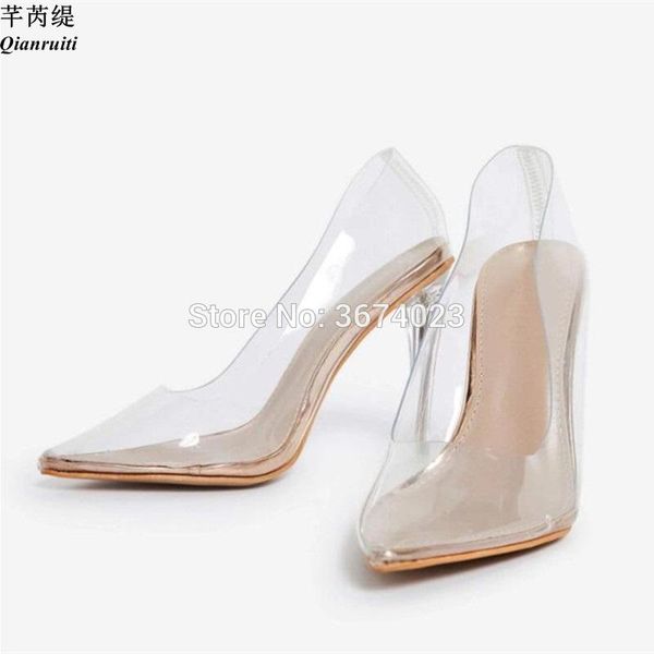 dress shoes qianruiti fashion women pvc clear pumps pointed toe transparent court heels slip on jelly perspex crystal stilettos party, Black
dress shoes qianruiti fashion women pvc clear pumps pointed toe transparent court heels slip on jelly perspex crystal stilettos party, Black