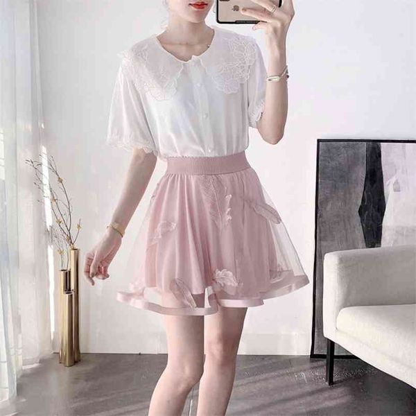 summer elastic high waist thin lace skirt simple western style casual all-match women a-line short 210527, Black
summer elastic high waist thin lace skirt simple western style casual all-match women a-line short 210527, Black