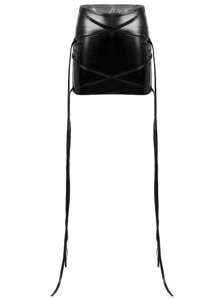 skirts arrival women femme faux leather strappy skirt fashion solid color fringed slim fit miniskirt music concert party club wear, Black
skirts arrival women femme faux leather strappy skirt fashion solid color fringed slim fit miniskirt music concert party club wear, Black