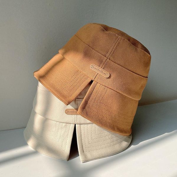 wide brim hats 2021 women canvas hat spring and summer rear opening fisherman designer korean casual solid color sun, Blue;gray
wide brim hats 2021 women canvas hat spring and summer rear opening fisherman designer korean casual solid color sun, Blue;gray
