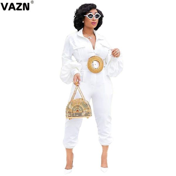 women's jumpsuits & rompers vazn blx7331 untidy office solid fresh full puff sleeve lace up formal casual women straight romper, Black;white
women's jumpsuits & rompers vazn blx7331 untidy office solid fresh full puff sleeve lace up formal casual women straight romper, Black;white