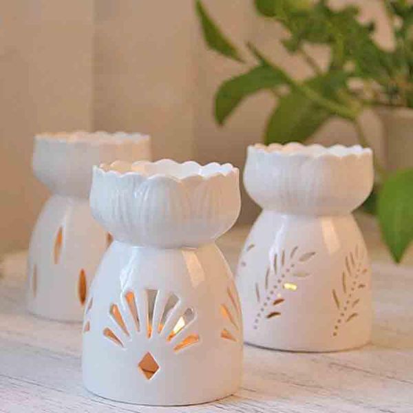 fragrance lamps ceramic lotus aroma burner essential oil incense candle holder romantic furnace for beauty salon el 
fragrance lamps ceramic lotus aroma burner essential oil incense candle holder romantic furnace for beauty salon el