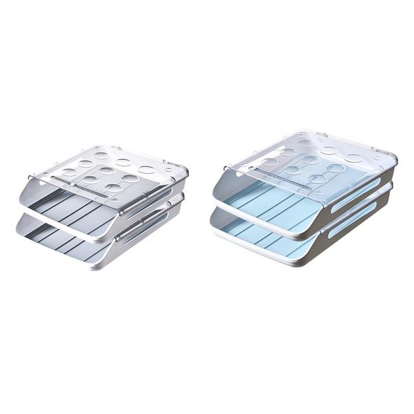 storage bottles & jars automatic rolling egg box kitchen items refrigerator organizer household transparent drawer tray space saver
storage bottles & jars automatic rolling egg box kitchen items refrigerator organizer household transparent drawer tray space saver