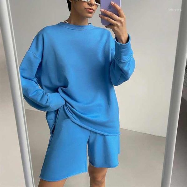 women's tracksuits solid sportshirt shorts tracksuit 2021 autumn basic long sleeve o-neck sportpants 2 piece set female casual sport su, Gray
women's tracksuits solid sportshirt shorts tracksuit 2021 autumn basic long sleeve o-neck sportpants 2 piece set female casual sport su, Gray