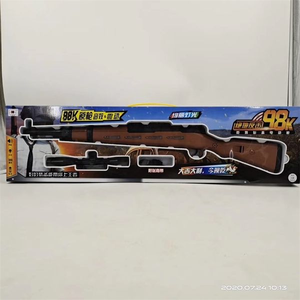 children's 98k acousto-optic music electric boy's simulated toy acoustic assault sniper gun 3-6 years old
children's 98k acousto-optic music electric boy's simulated toy acoustic assault sniper gun 3-6 years old