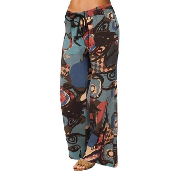 women's pants & capris casual loose autumn womens printed linen drawstring long trousers vintage pantalones femme plus size, Black;white 
women's pants & capris casual loose autumn womens printed linen drawstring long trousers vintage pantalones femme plus size, Black;white
