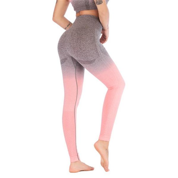 women's leggings women outdoor elastic waist gradient peach grey casual wear standard seamnless soft female pants, Black
women's leggings women outdoor elastic waist gradient peach grey casual wear standard seamnless soft female pants, Black