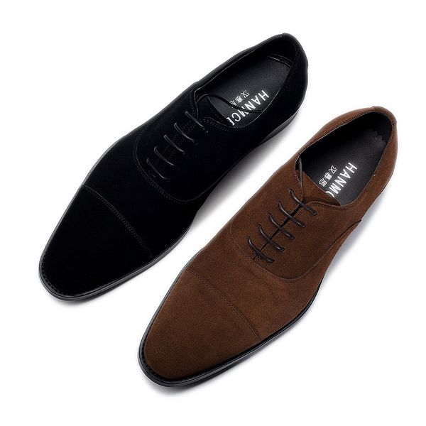 genuine cow suede leather dress shoes lace up pointed toe formal shoes black brown gents wedding party platform office shoes f10
genuine cow suede leather dress shoes lace up pointed toe formal shoes black brown gents wedding party platform office shoes f10