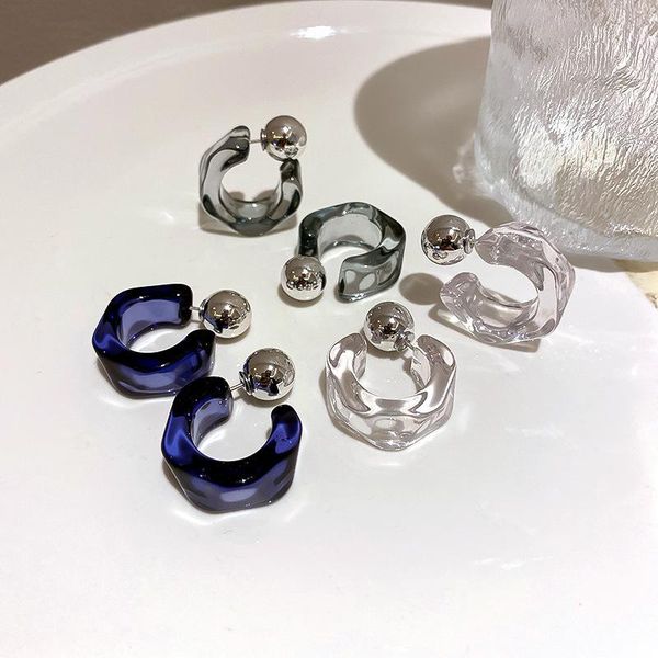 hoop & huggie 2021 korean transparent acrylic c shape earrings for women fashion jewelry geometric oorbellen pendientes, Golden;silver
hoop & huggie 2021 korean transparent acrylic c shape earrings for women fashion jewelry geometric oorbellen pendientes, Golden;silver