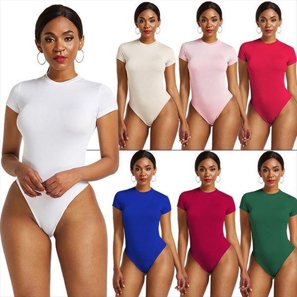 bodycon bodysuit women romper short sleeve o neck open basic white black red overalls body skinny female, Black;white
bodycon bodysuit women romper short sleeve o neck open basic white black red overalls body skinny female, Black;white