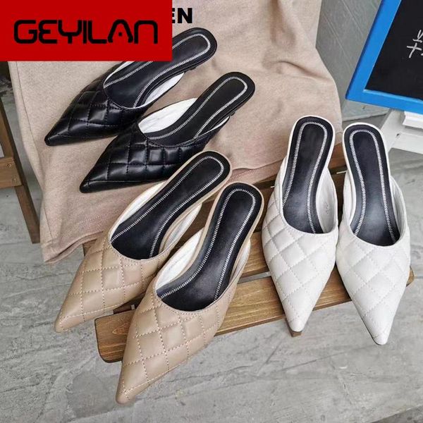slippers thin med heel pointed toe shoes woman elegant mules brand embroidery outdoors slides women slipper for party, Black
slippers thin med heel pointed toe shoes woman elegant mules brand embroidery outdoors slides women slipper for party, Black