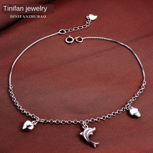 beach anklet s925 sterling silver super fire girl's fashion jewelry, Red;blue 
beach anklet s925 sterling silver super fire girl's fashion jewelry, Red;blue