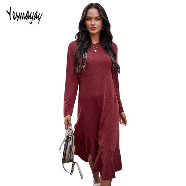 casual dresses shirt dress women elegant long sleeve spring summer cotton vestidos mujer fashion maxi womens ruffles 2021, Black;gray
casual dresses shirt dress women elegant long sleeve spring summer cotton vestidos mujer fashion maxi womens ruffles 2021, Black;gray