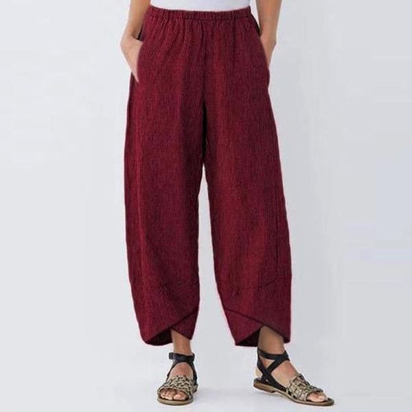 women's pants & capris bonjean wide leg for women 2021 spring bottom mid-waist striped ankle length trousers ladies loose bj2072, Black;white 
women's pants & capris bonjean wide leg for women 2021 spring bottom mid-waist striped ankle length trousers ladies loose bj2072, Black;white