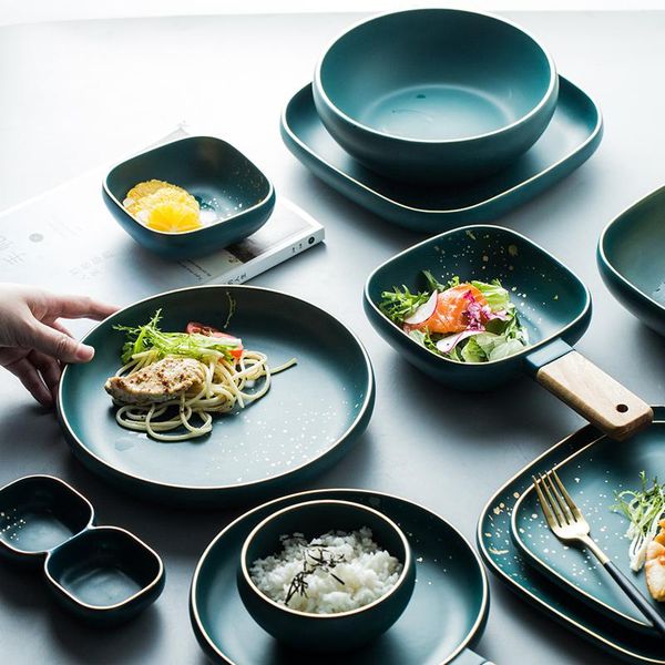 dishes & plates nordic frosted ceramic tableware creative marble retro steak snack plate decoration fruit high-end set
dishes & plates nordic frosted ceramic tableware creative marble retro steak snack plate decoration fruit high-end set