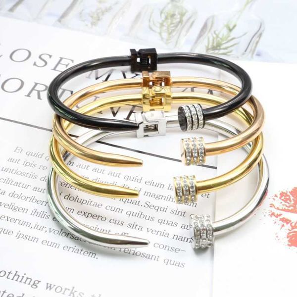 2021 wholesales stainless steel designer bracelet for women rose gold mi band 4 crystal bangles trendy jewelry q0722, Black
2021 wholesales stainless steel designer bracelet for women rose gold mi band 4 crystal bangles trendy jewelry q0722, Black