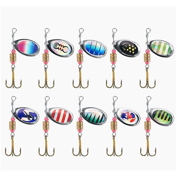 10pcs/box spinner metal baits & lures 10 color mixed 6cm 3.5g 6# fishing hooks pesca fishing tackle a jllmzn insyard
10pcs/box spinner metal baits & lures 10 color mixed 6cm 3.5g 6# fishing hooks pesca fishing tackle a jllmzn insyard