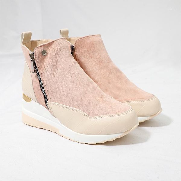 boots spring womens wedges heels ladies ankle woman non-slip zipper leather shoes female footwear botas mujer1, Black
boots spring womens wedges heels ladies ankle woman non-slip zipper leather shoes female footwear botas mujer1, Black