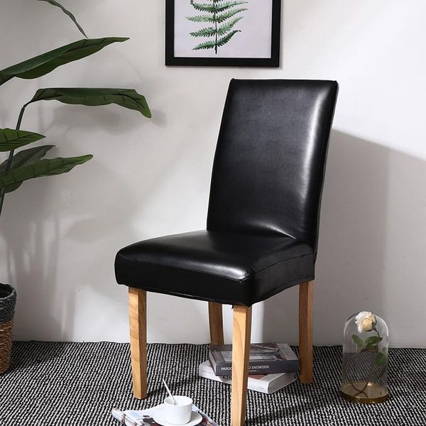 chair covers pu leather cover spandex waterproof oilproof stretch kitchen seat case banquet el housse de chaise
chair covers pu leather cover spandex waterproof oilproof stretch kitchen seat case banquet el housse de chaise