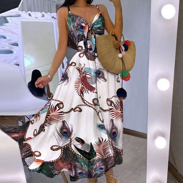 casual dresses women's sling long dress summer boho sleeveless party beach floral print ladies v-neck, Black;gray
casual dresses women's sling long dress summer boho sleeveless party beach floral print ladies v-neck, Black;gray