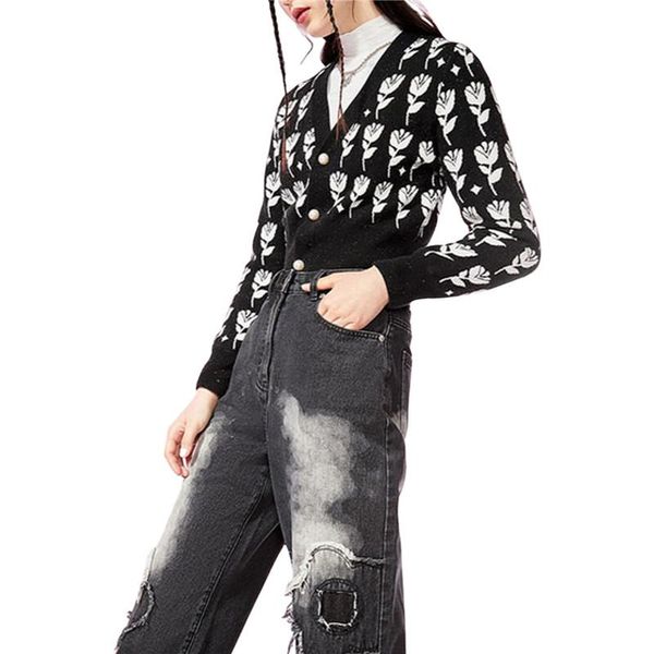 women's knits & tees autumn women floral pattern knitted cardigan v-neck long sleeve knit crop casual slim fit sweater jacket y2k knit, White
women's knits & tees autumn women floral pattern knitted cardigan v-neck long sleeve knit crop casual slim fit sweater jacket y2k knit, White