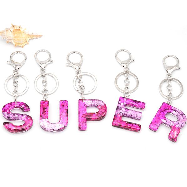 letter keychains for women girl english initial acrylic key chain ring charm alphabet keyring car handbag purse decor gift, Silver
letter keychains for women girl english initial acrylic key chain ring charm alphabet keyring car handbag purse decor gift, Silver