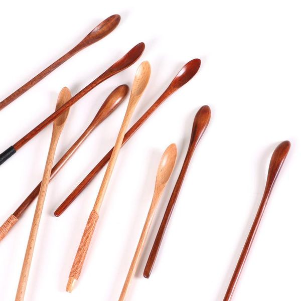 spoons natural wooden spoon with long thin handle stirring rod mixing dessert coffee tea honey supplies kitchen tools tableware
spoons natural wooden spoon with long thin handle stirring rod mixing dessert coffee tea honey supplies kitchen tools tableware