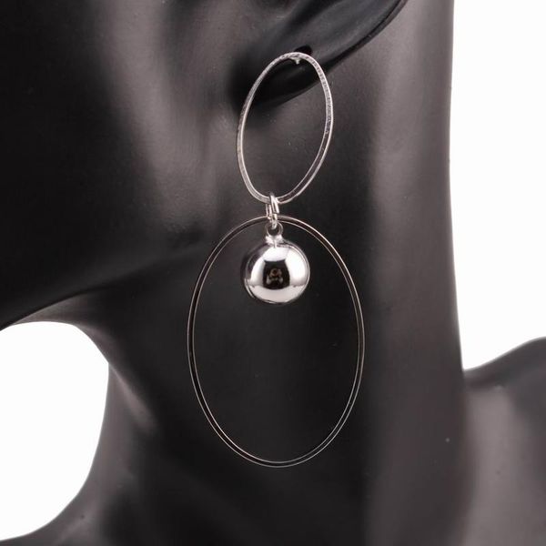 dangle & chandelier alloy metal pendant drop gold earrings for women design bead ball statement circle jewelry, Silver
dangle & chandelier alloy metal pendant drop gold earrings for women design bead ball statement circle jewelry, Silver