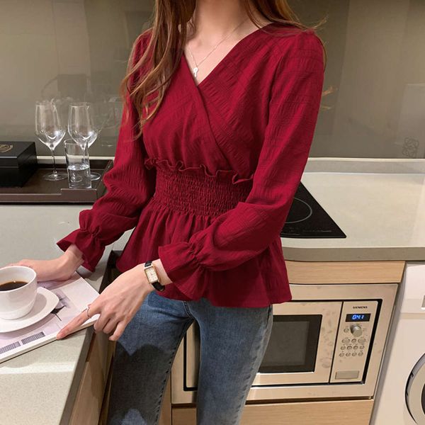 luxury high spring dress korean version versatile slim fit v-neck female minority design close waist short chiffon sweater fashion, White
luxury high spring dress korean version versatile slim fit v-neck female minority design close waist short chiffon sweater fashion, White