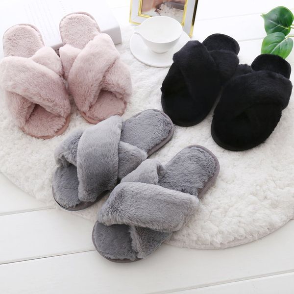 women fluffy winter sandal cross plush open toe sandal soft flat shoes warm faux fur slipper home female shoes, Black
women fluffy winter sandal cross plush open toe sandal soft flat shoes warm faux fur slipper home female shoes, Black