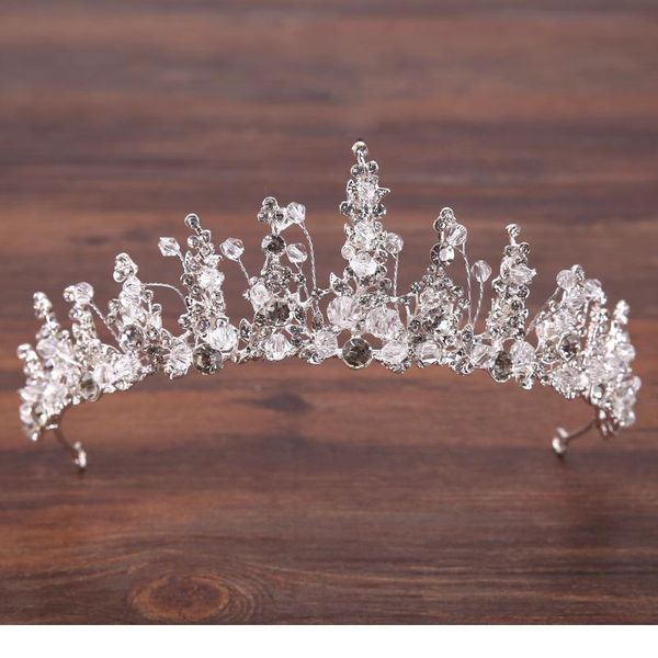 trendy wedding hair accessories crown bride crown headdress crystal rhinestone crown wedding headdress jllpbd, Silver
trendy wedding hair accessories crown bride crown headdress crystal rhinestone crown wedding headdress jllpbd, Silver