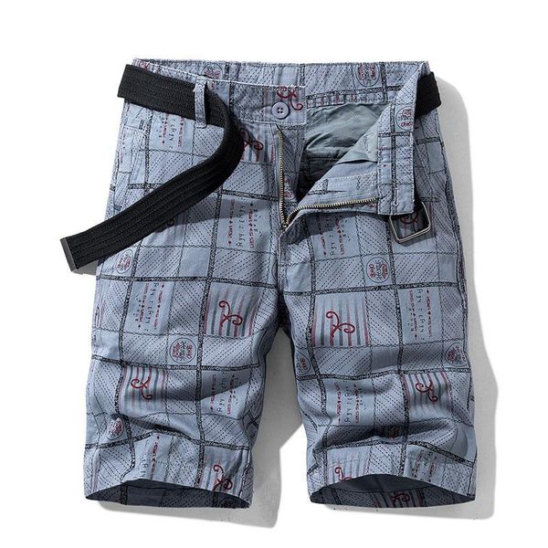 men's shorts 2021 summer fashion cotton plaid print overalls loose straight casual five-point pants, White;black
men's shorts 2021 summer fashion cotton plaid print overalls loose straight casual five-point pants, White;black